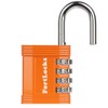 FortLocks Padlock - 4 Digit Combination Lock for Gym Outdoor