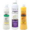 Kit Matizador: Shampoo Matizador, Mascarilla Y Reparador Folie Profesional