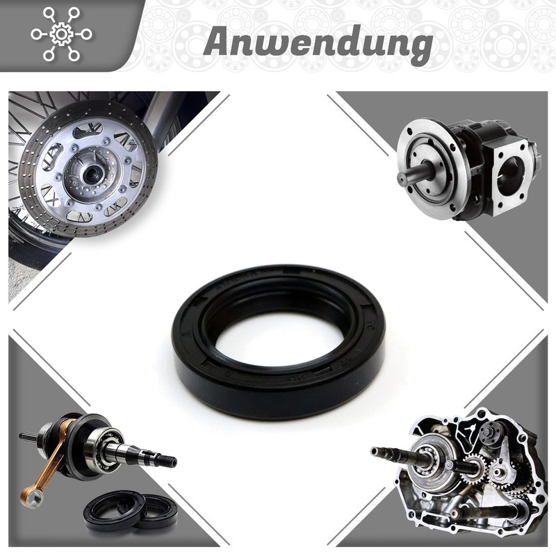 Parts and Parts Shaft Seal 17 x 25 x 5