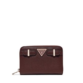 GUESS Eco Ali Zip Around Wallet Burgundy