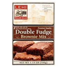Lehi Roller Mills, Double Fudge Brownie Mix, Double Fudge (Pack of 6)