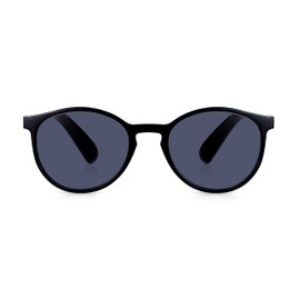 Read Optics 2.5 Sunglasses for Reading, Mens & Womens Round Ready to Wear Readers, Non Prescription Specs, Shiny Black & Tortoiseshell