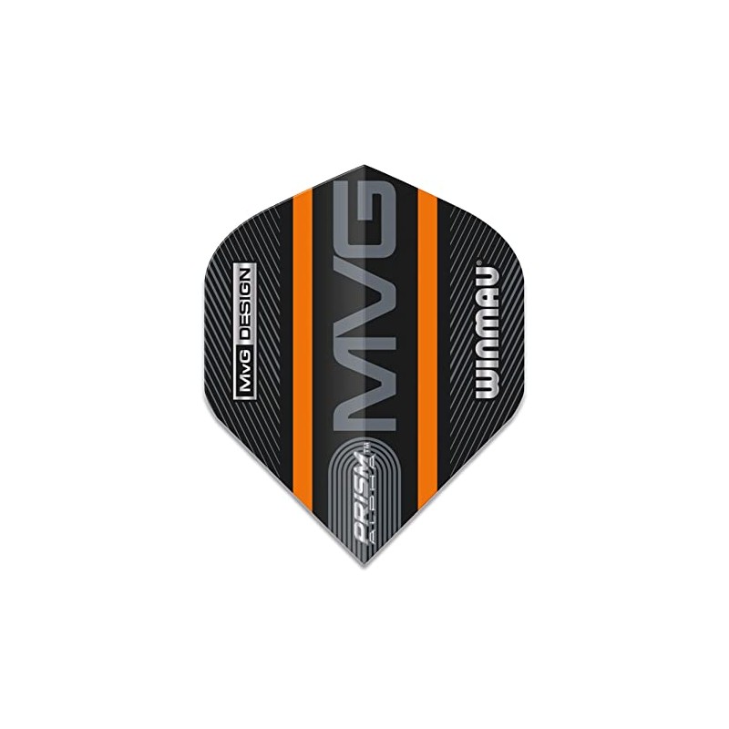 WINMAU Prism Alpha Michael Van Gerwen MvG Black and Orange