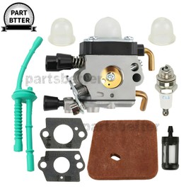 partsbetter Carburetor for STIHL FS38 FS45 FS46 FS55 KM55 KM55R Air Fuel filter Carb Gaskets