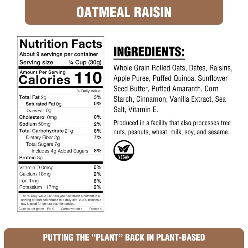 Classic Oatmeal Raisin Cookie Granola (4-Pack)