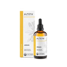 Alteya Organic Argan Oil 100ml - 100% USDA Organic Certified Pure Natural Cold Pressed Argan Carrier Oil - Nutrient and Moisturising Premium Skin Care in Therapeutic Quality