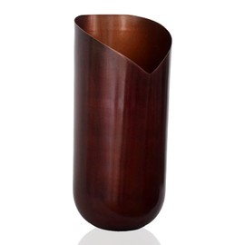 Romanesque Metal Flower Pot – Antique Gold Planter with Ornate Scrollwork – Vintage-Style Indoor/Outdoor Plant Holder – Decorative Accent for Classic, Gothic, and European-Inspired Spaces