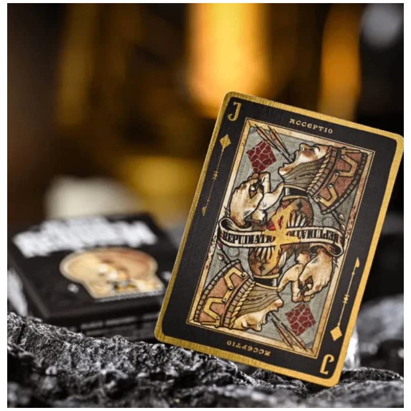JP GAMES LTD Black Requiem Playing Cards - Luxury Counterspell