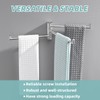 APLusee Brushed Nickel Swivel Towel Rack, 304 Stainless Steel Foldable