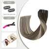 EYEFULL STELL Clip in Human Hair Extensions Real Human Hair