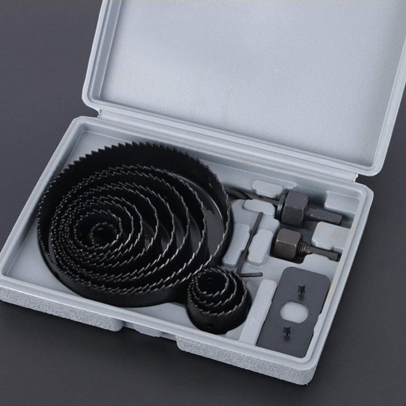 Hole Saw Kit, 11 Piece Hole Saw Cutter Set, Downlights,