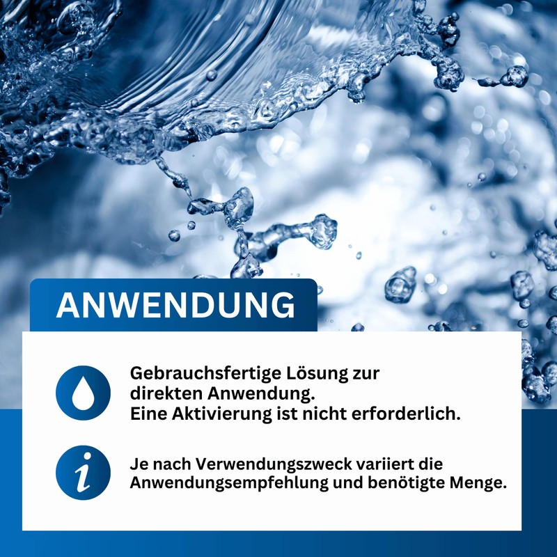 Klarfix Chlorine Dioxide 0.3% CDL CDs Ready Solution for Drinking