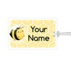 Kids Labels Durable Large Luggage & Bag Tag Bee Design