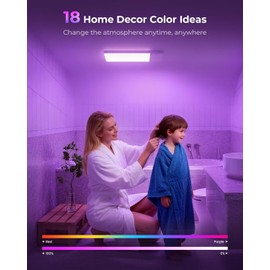 FULEN Rechargeable Motion Sensor Ceiling Light RGB Color,Closet Light, LED Shower Lights, Ceiling Lamp for Bathroom,Pantry,Garage