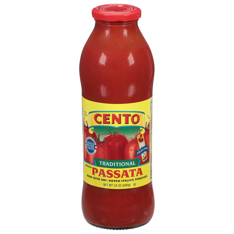 CENTO FOODS Crushed Passata Tomatoes, 24 OZ, 1.5 Pound