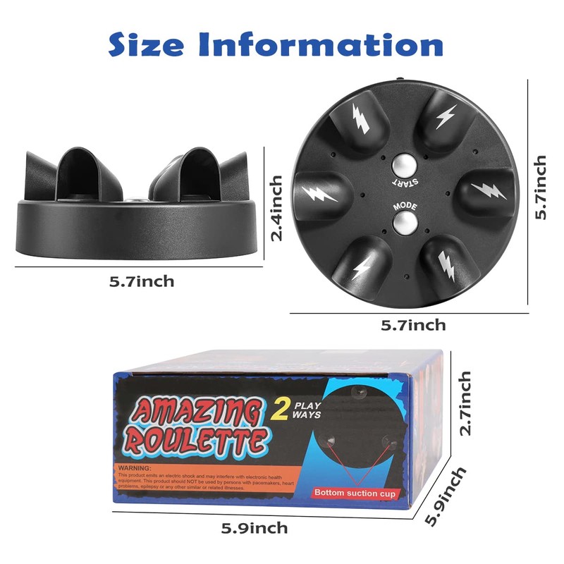 HIMM Electric Shocking Lie Detector, Finger Lie Detector Test Polygraph