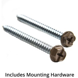 Mobile Home Parts 4" x 8" Brown Floor Register (4 Pack)