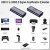QIANRENON USB C to USB3.2 Signal Amplification Extender Adaptor Extend
