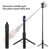 1.2m 47 Inch Extendable Selfie Stick Tripod Integrated Stick Tripod