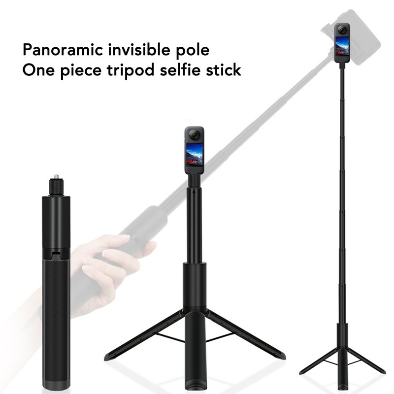 1.2m 47 Inch Extendable Selfie Stick Tripod Integrated Stick Tripod