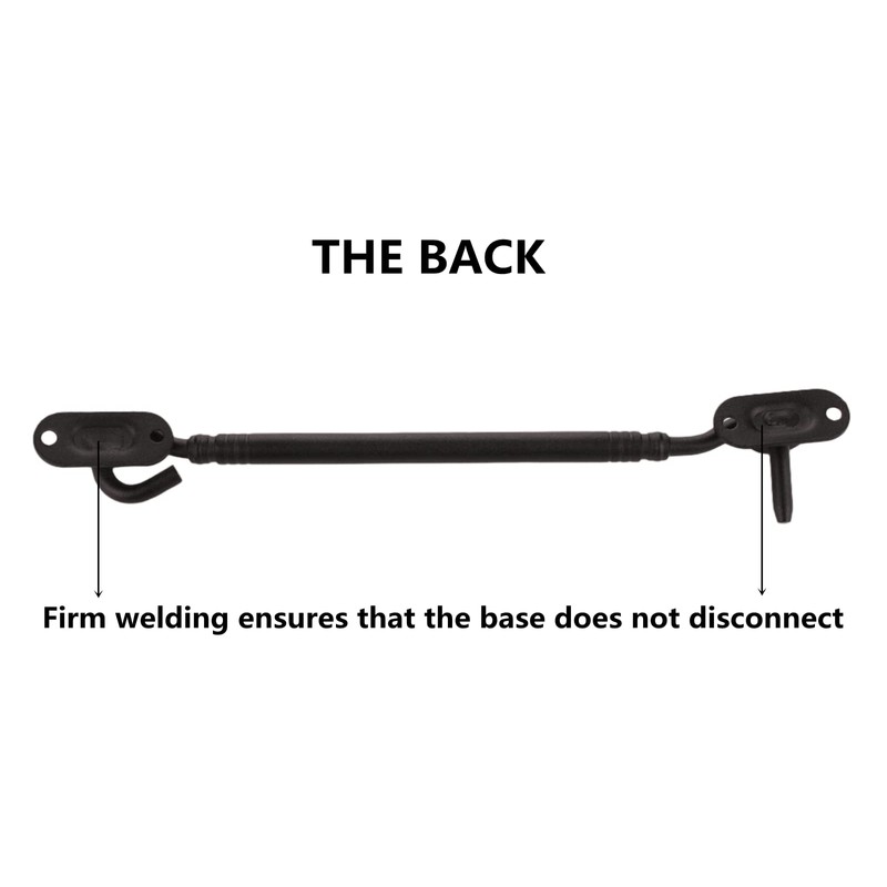 Barn Door Hook and Eye Latch 8inch Heavy Duty Solid