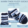 EBMORE Fuzzy Socks - Men & Women's Fluffy Warm Winter