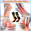 Rabbitroom Men Heated Socks Upgraded Rechargeable Socks for Women Men
