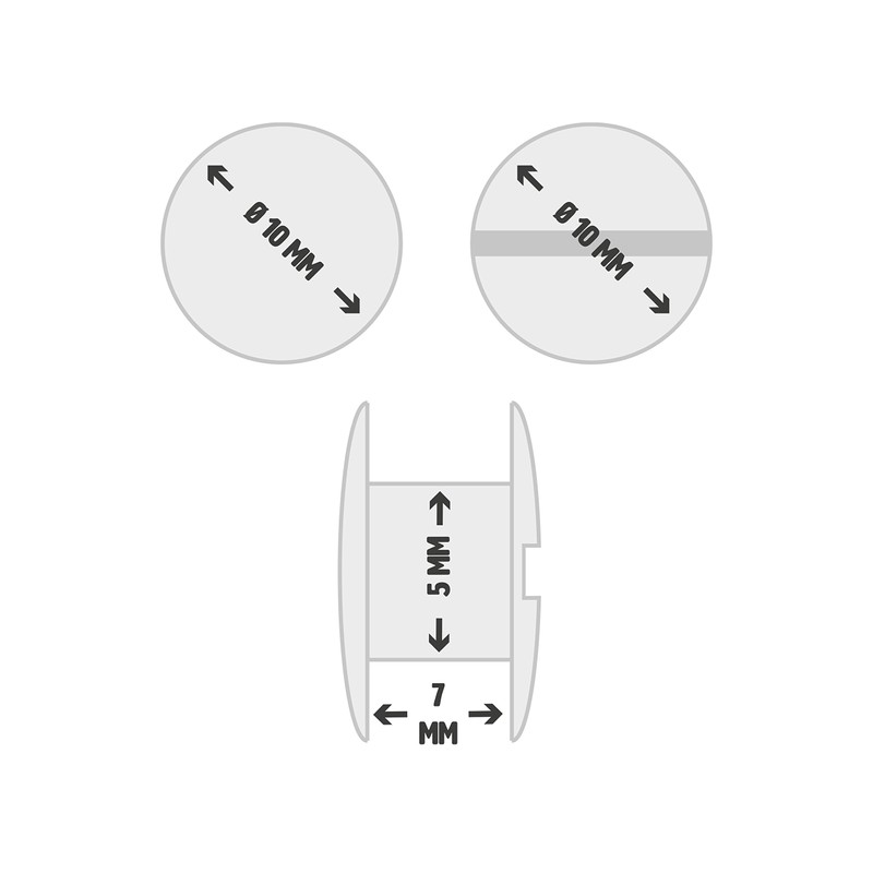 25 x 7mm Book Binding Screws & Posts - Copper-Coloured