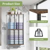 Large Capacity Three-layer Widened Towel Racks for Bathroom Wall Mounted,