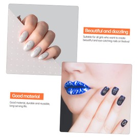 Healvian 1 Set Creative Nail Art Templates Unique Nail Stamping Plates Manicure Tools