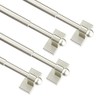 Magnetic Curtain Rods Multi-Use Adjustable Appliance Metal Doors Magnetic Rods,