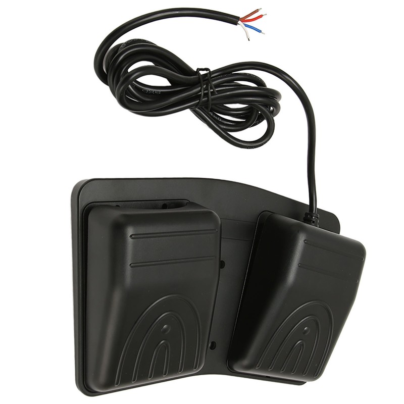 Double Foot Switch High Power Self Locking 2 Wire Foot