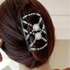 4Pcs Useful Magic Beads Hair Comb Fashionable Double Side Combs