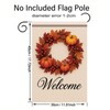Saoplasa Fall Garden Flag 12 x 18 Inch Double Sided