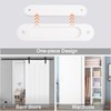 MOROBOR 180MM Oval Recessed Sliding Door Pulls, 2pcs Warm White