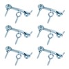 Safety Hook and Eye Latch, 6PCS Stainless Steel Spring Hook