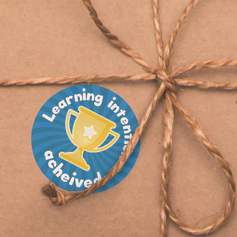 144 Learning Intention Achieved - 30mm - Glossy Reward School