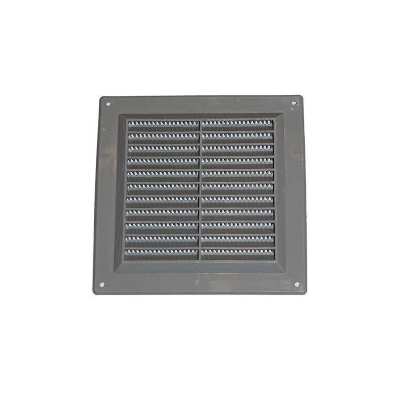 Air Ventilation Plastic Grill Cover 150mm x 150mm/Gray