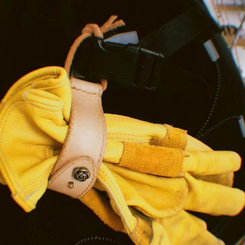 OLSON DEEPAK Leather Working Gloves for Gardening,Thornproof Gardening Gloves for