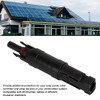 2 conectores solares, 20A IP67 resistente al agua MC4 portafusibles