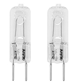 Anyray A1710Y (2)-Bulbs JCD G8 100W 100 Watt 130V T4 Light G8 Bulbs 120V GY8.6 Lamps