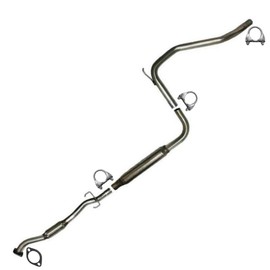 Northeastern Exhaust | Stainless Steel - Exhaust Resonator Pipe Compatible for Ford Mercury Escort Tracer 1997-2003 | Automotive Replacement Part - Includes Gasket and Clamps