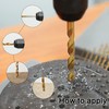 GMTOOLS 30 Pcs Titanium Impact Drill Bit Set, Hex Shank