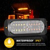 Leiboow 20-Pack Aluminum LED Strobe Light – 20 LEDs Per