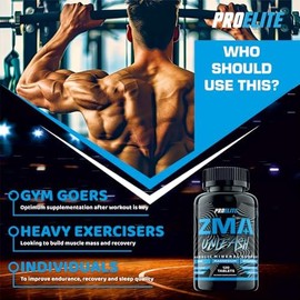 ZMB6 120 Tablets Gluten Free Vegan Vitamin B6, Magnesium and Zinc Tablet | Normal Muscle Function & Energy Yielding Metabolism | Muscle Growth & Sleep Support | PROELITE UK (120 Count (Pack of 1))