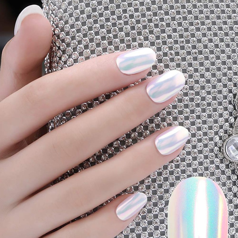 Chrome Pearl Shell Powder Nail Art Glitter Pigment Pearl Powder