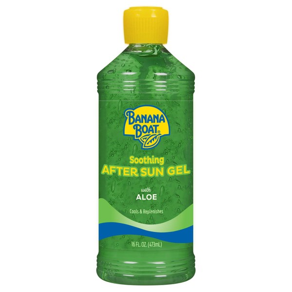 Banana Boat Soothing After Sun Gel with Aloe Vera, Reef Friendly, 8oz., Pack of 12