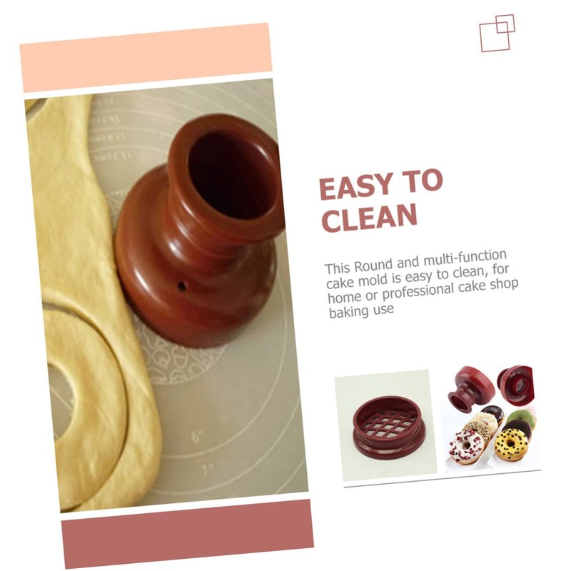Operitacx 4Pcs Non Stick Donut Mold Round Pineapple Shape Baking