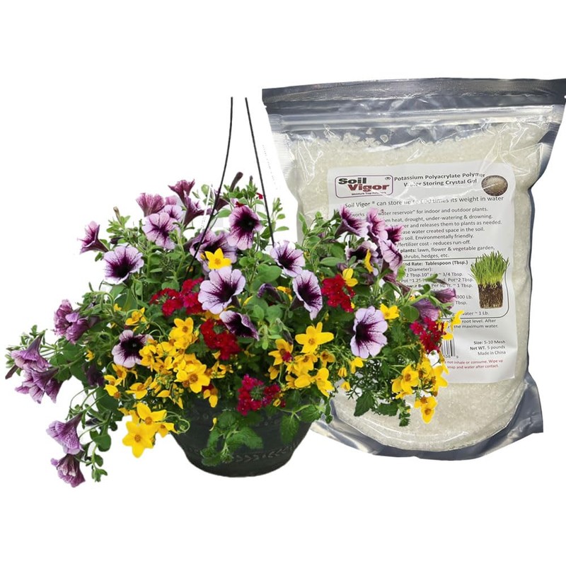 Soil Vigor Helps Flowers and Vegetable Garden Use Less Water