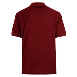 Men's Breathable UPF 50+ Sun Protection Moisture Wicking Golf Quick Drying Top (Wine Red,M)